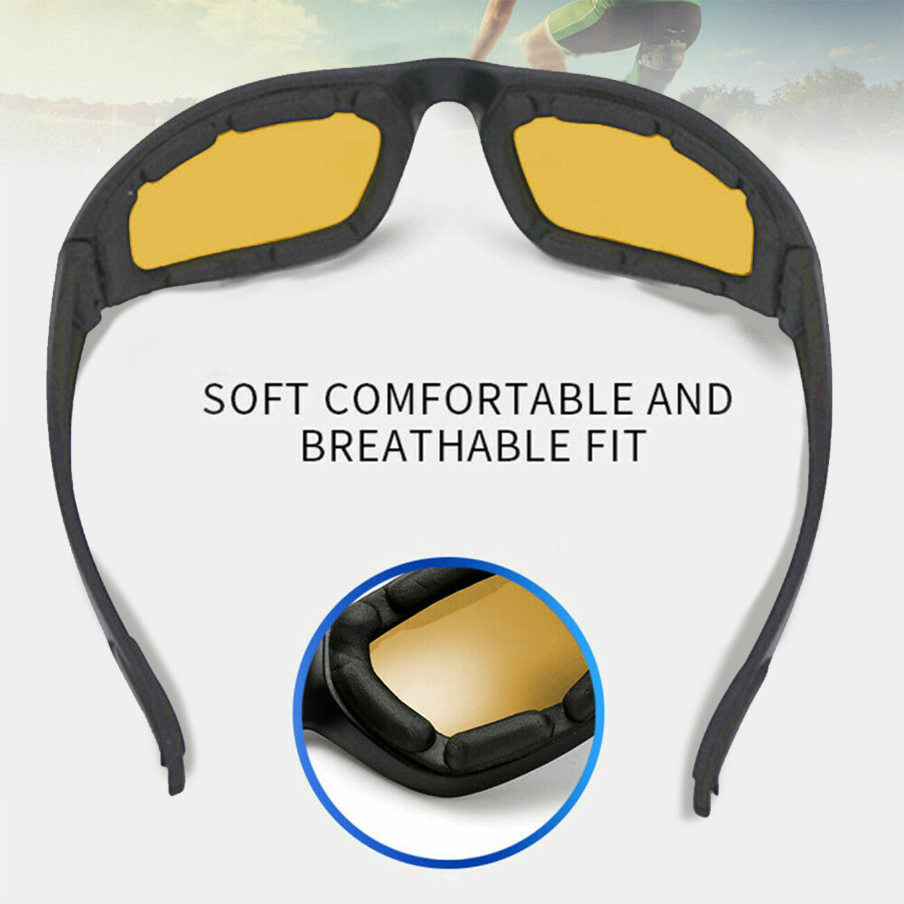 3x Motorcycle Riding Glasses Wind Resistant Bike Goggles UV Protection NEW HOT