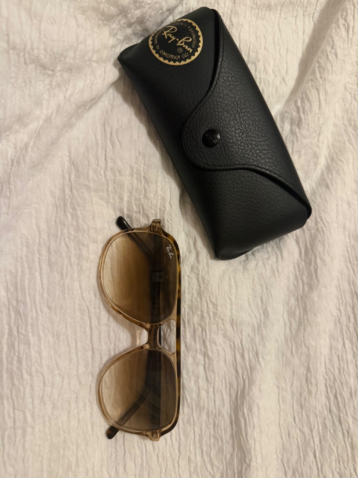 Ray-Ban Bill Unisex Squared Sunglasses – Havana/Brown to Clear (RB2198129251)