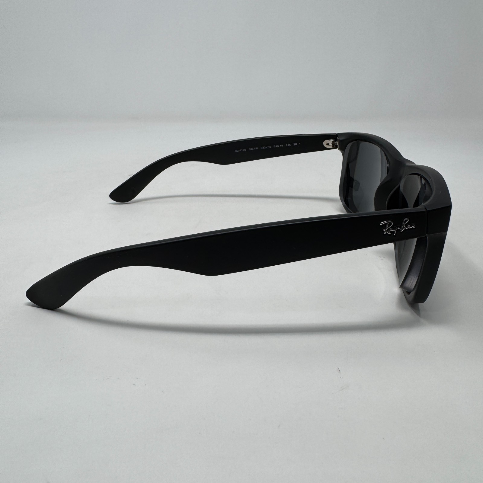 Ray-Ban Justin RB4165 622/55 Rubber Black Blue Sunglasses *Frames Only*