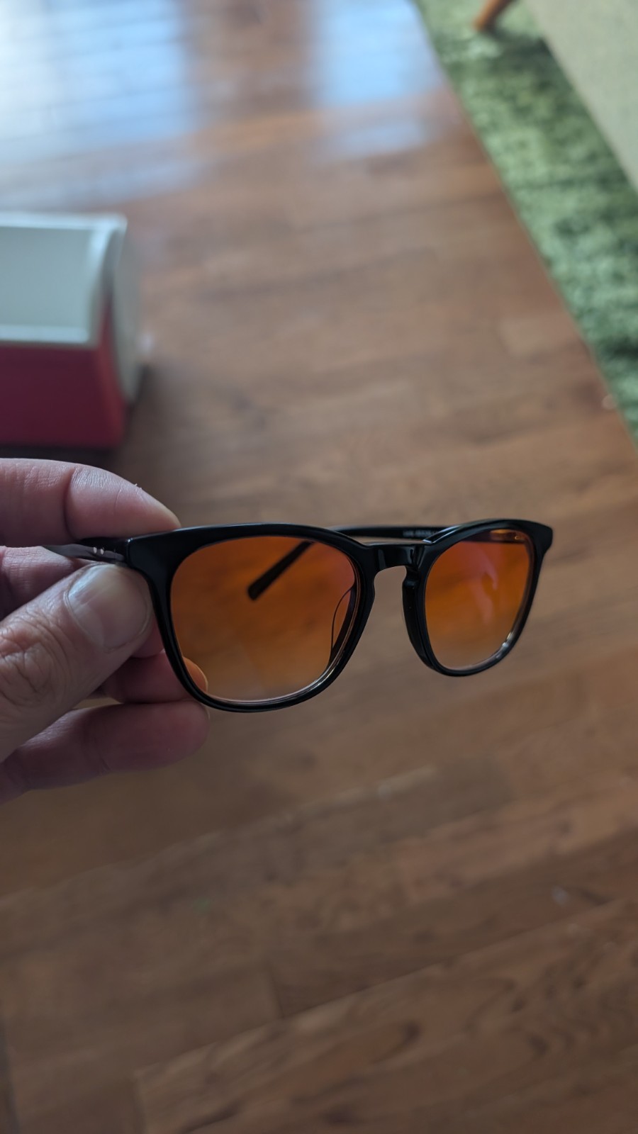 Loris G14811-409 Black Orange Gradient Sunglasses 50-20-145 NEW