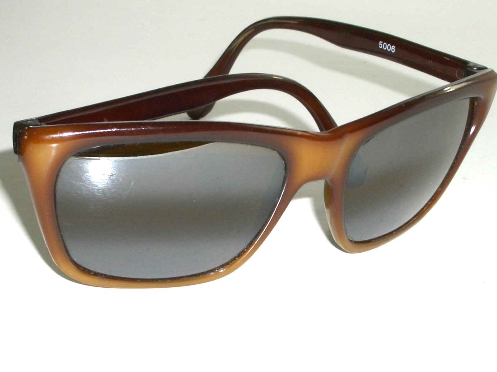 VUARNET Px 5006 DOUBLE-GRADIENT MIRROR AMBER BROWN CRYSTAL CATS SKI SUNGLASSES