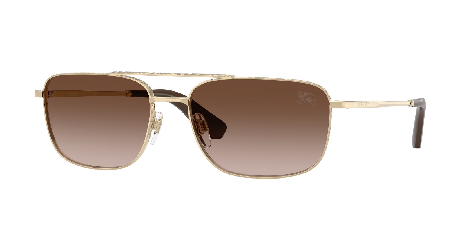 BURBERRY BE3170 110913 Light Gold Brown Gradient 59 mm Men’s Sunglasses