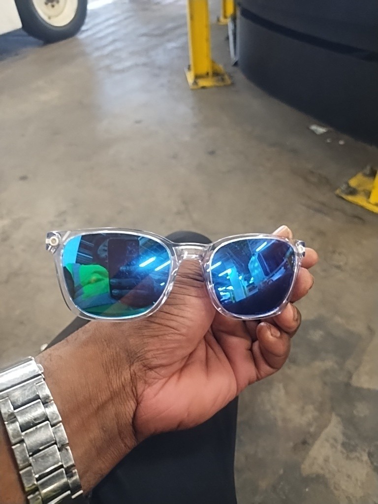 Oakley OJECTOR Grey Ink w Blue SAPPHIRE PRIZM POLARIZED Sunglass 9018-14