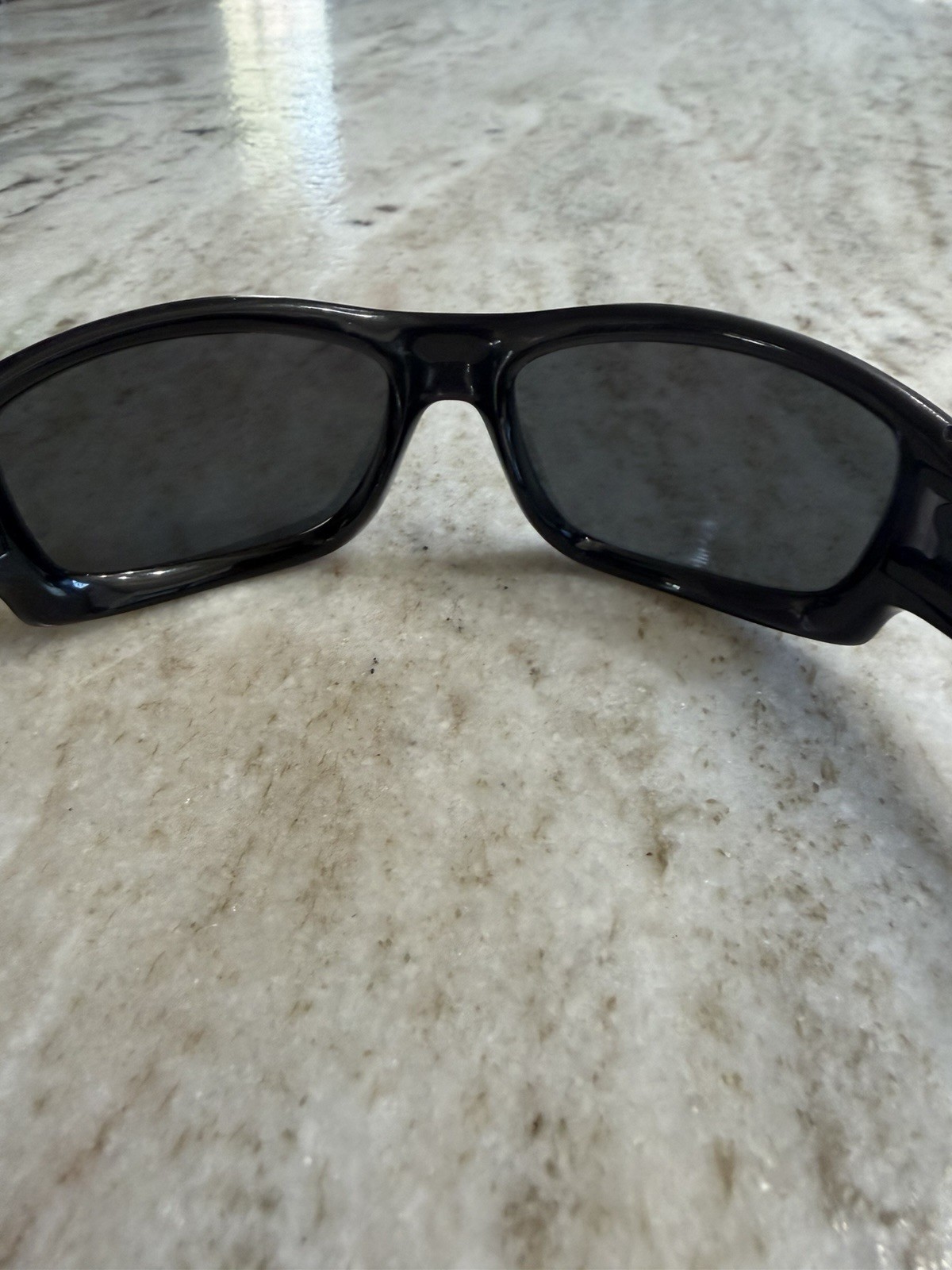 Oakley Ten X Sunglasses Glossy Black Frame Black Lenses Made in USA Rare