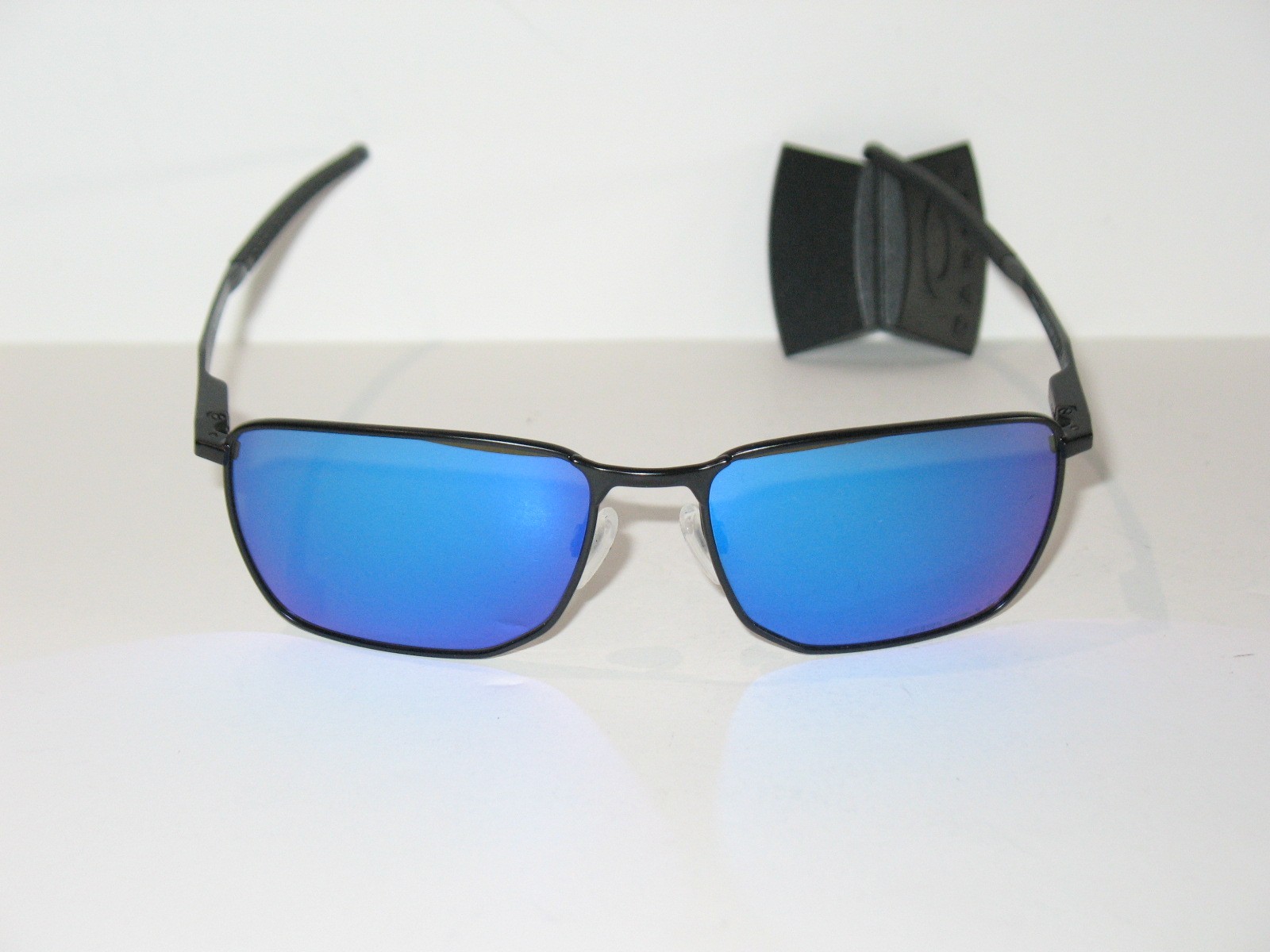 Oakley EJECTOR Satin Black/PRIZM SAPPHIRE POLARIZED Lenses Sunglasses 4142-16
