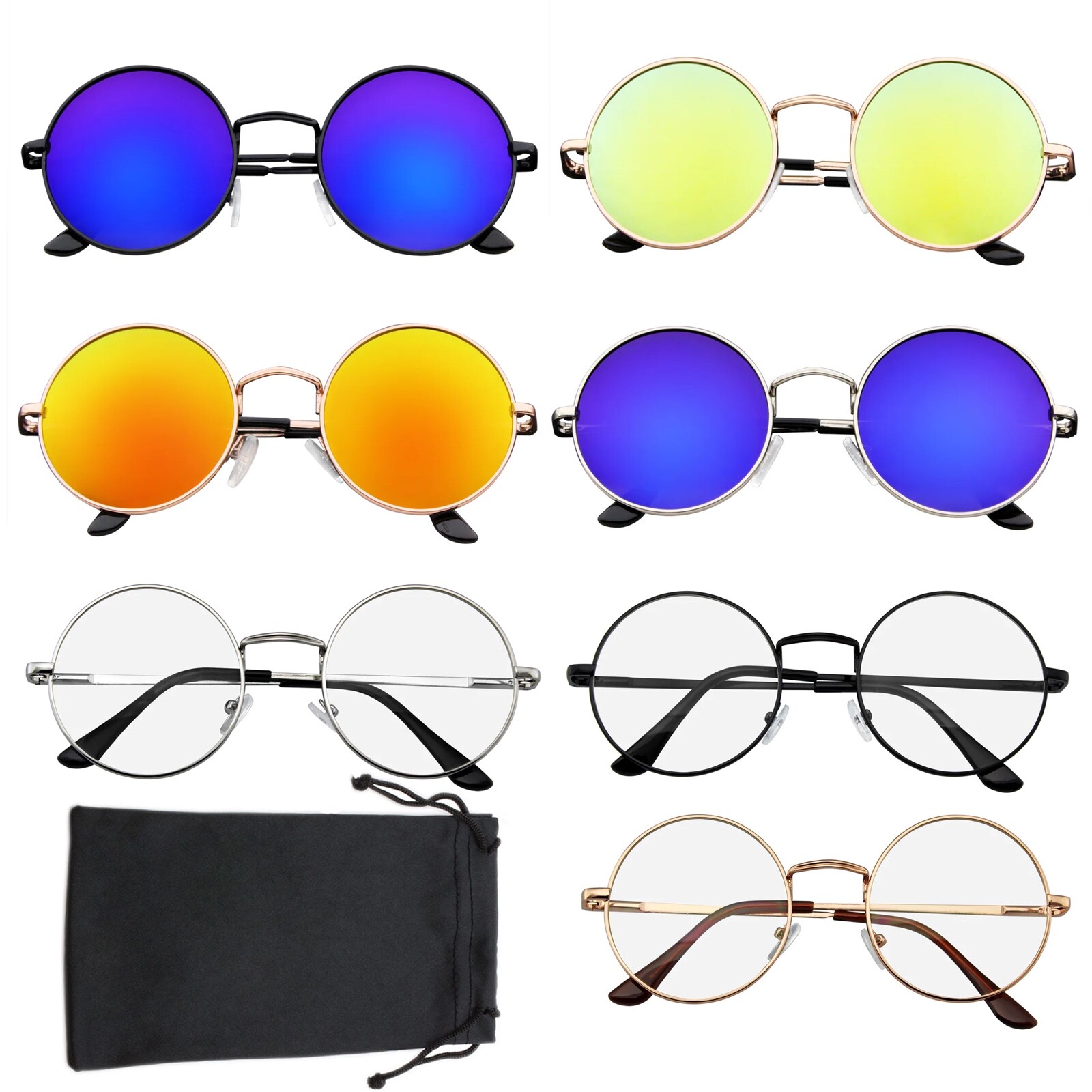 Sunglasses Mens Womens Retro Vintage Men Women Fashion Sun Glasses Shades