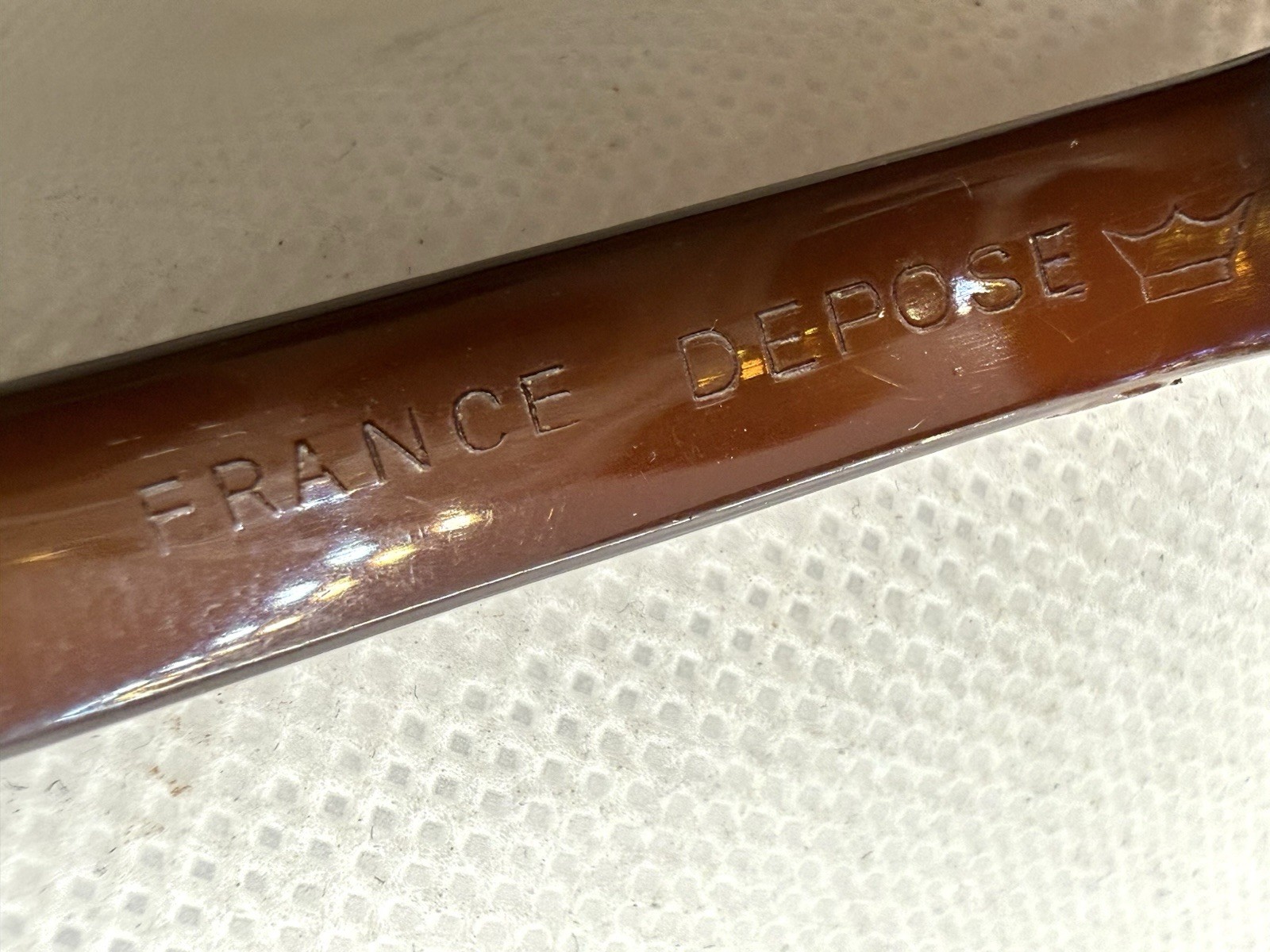 Sunglasses Nylon Frames France Depose Crown France Brown