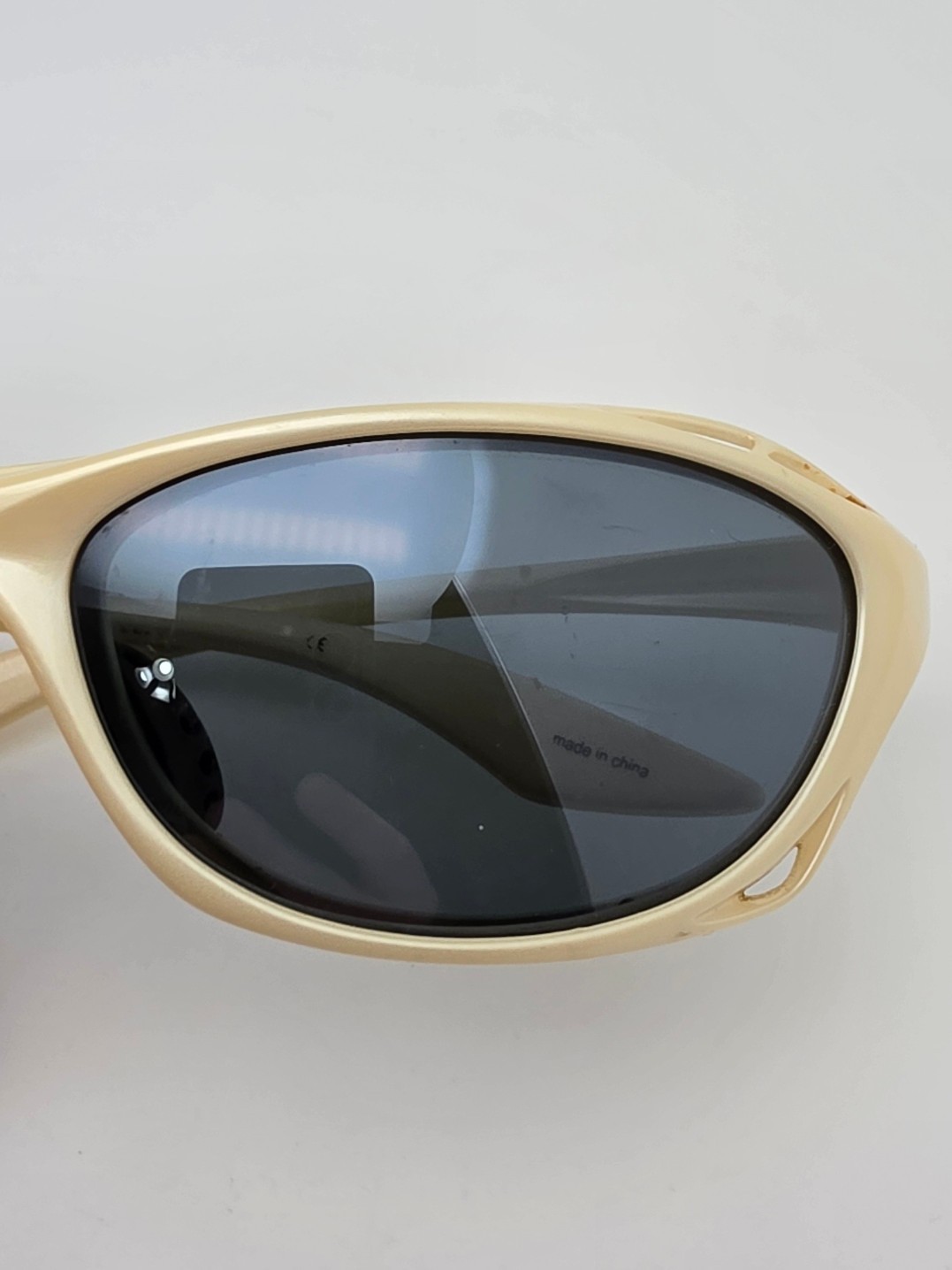 Columbia PFG Pacifica C04 Metallic White Frame Polarized Grey Lens Sunglasses