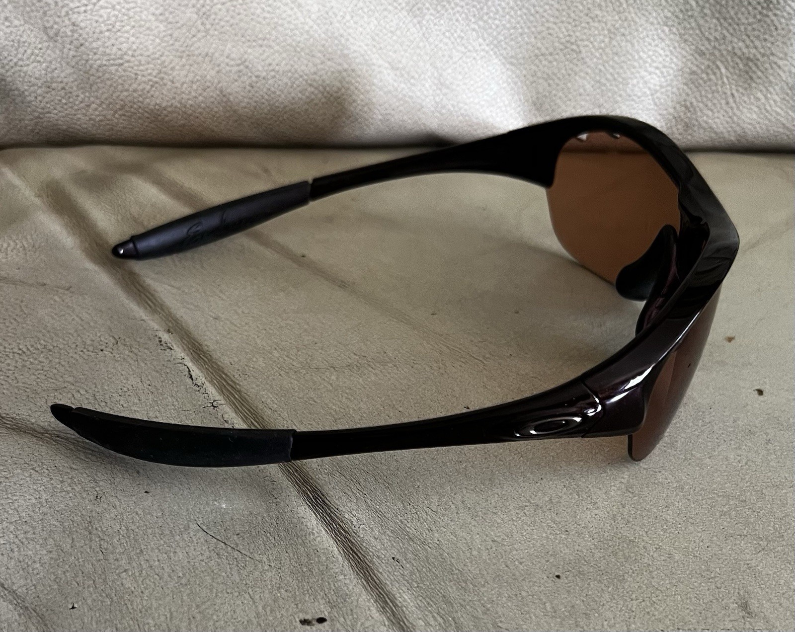 Oakley Endure Black Red Sparkling Sunglasses Made In USA