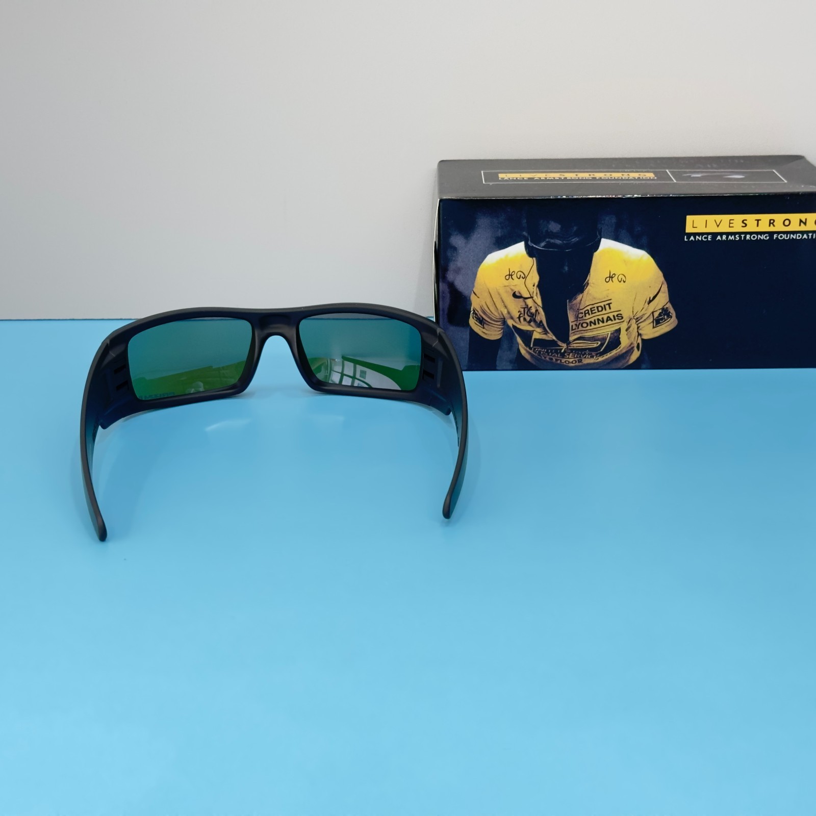 Oakley Gascan OO9014 Black Frame Prizm Sapphire Sunglasses New w/ Box