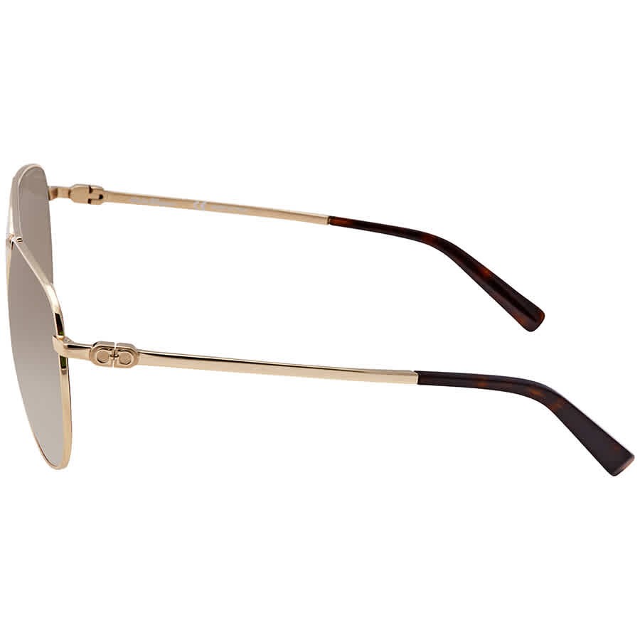 Ferragamo Grey Gradient Pilot Sunglasses SF157S 717 60 SF157S 717 60