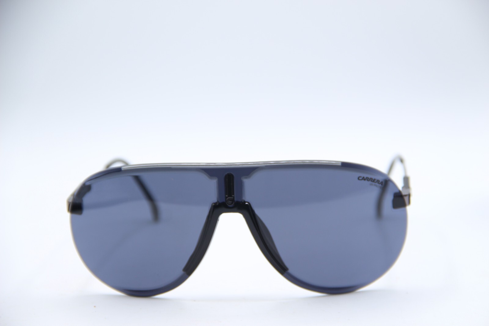 NEW CARRERA SUPERCHAMPION V812K BLACK CLEAR AUTHENTIC FRAMES SUNGLASSES 99-01