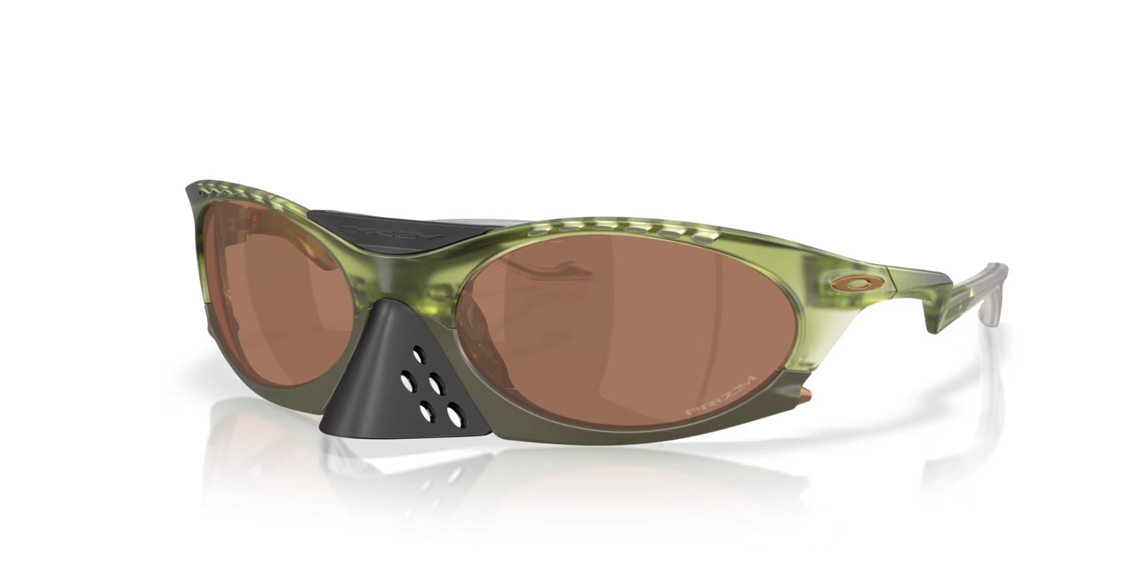Oakley PLANTARIS Sunglasses OO9437-0363 Matte Transparent Fern W/ PRIZM Tungsten