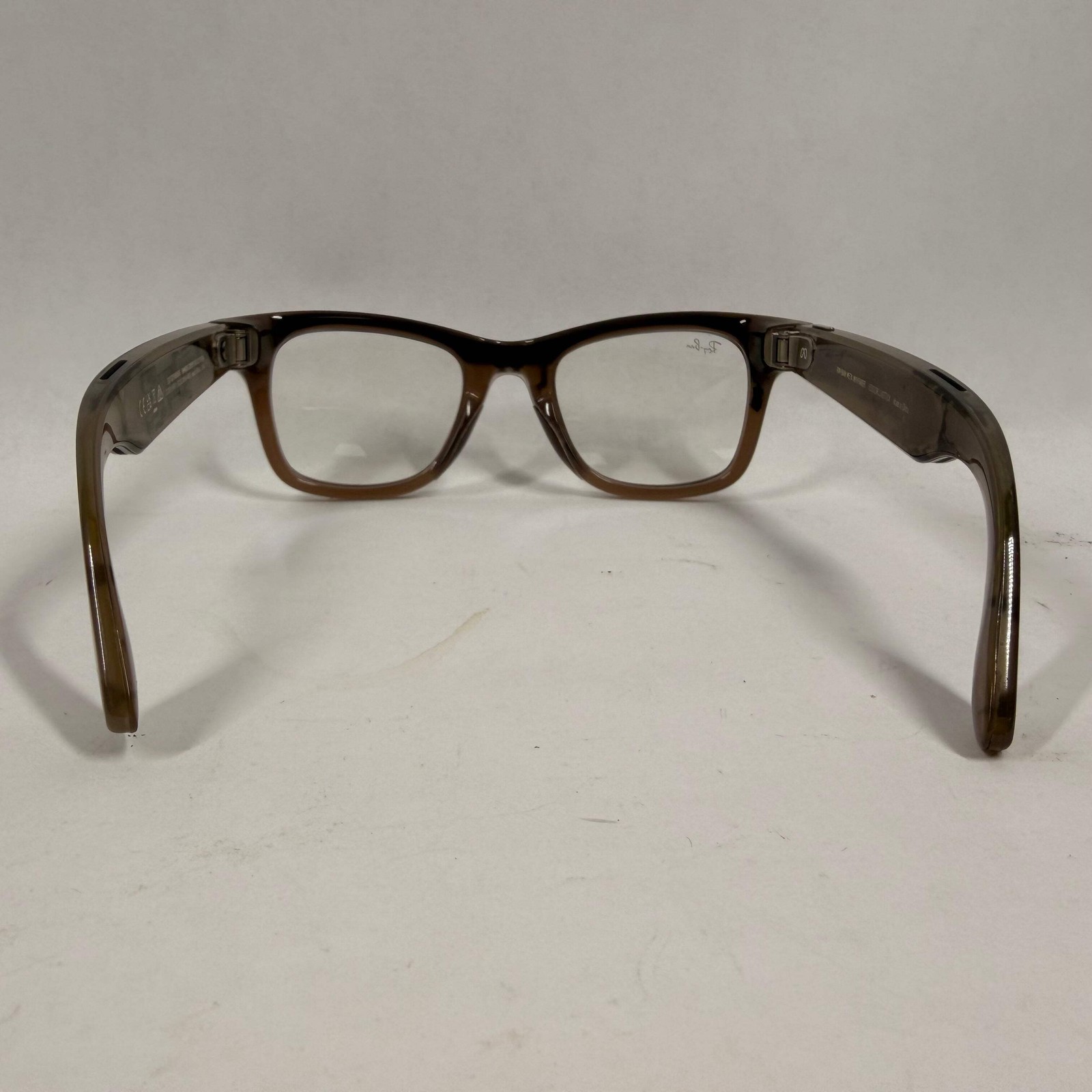 Broken Ray-Ban Wayfarer Gen 2 Shiny Transparent Standard RW4006 AI Smart Glasses