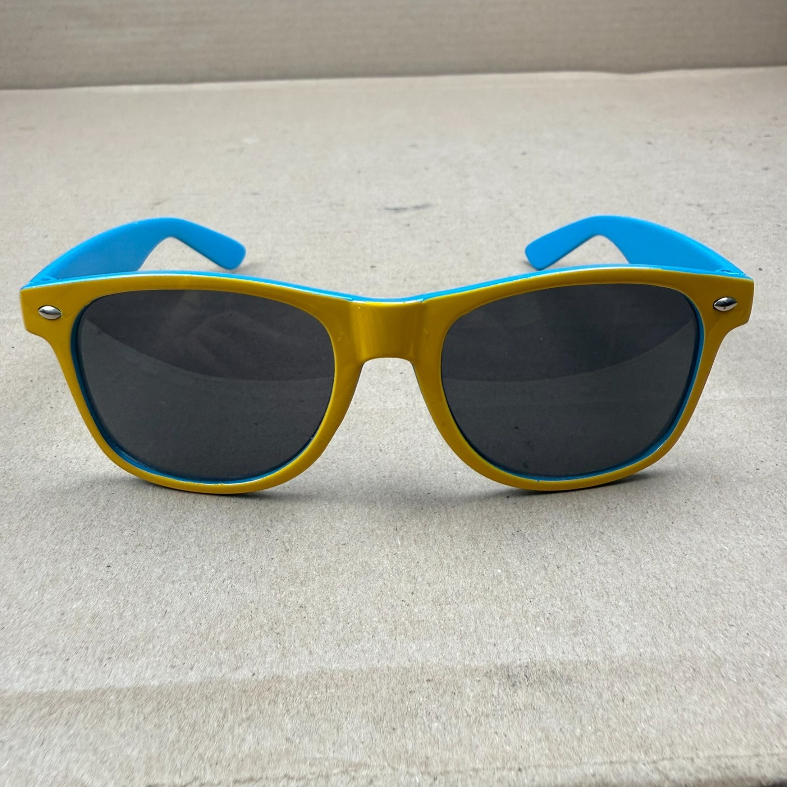 Pacifico Cerveza Branded Sunglasses – Blue and Yellow – Minor Scratches