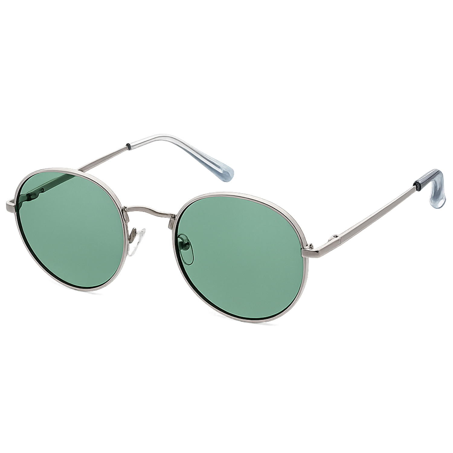 Vintage Round Sunglasses Metal Frame Fashion Eyewear Men Women Hip Trendy