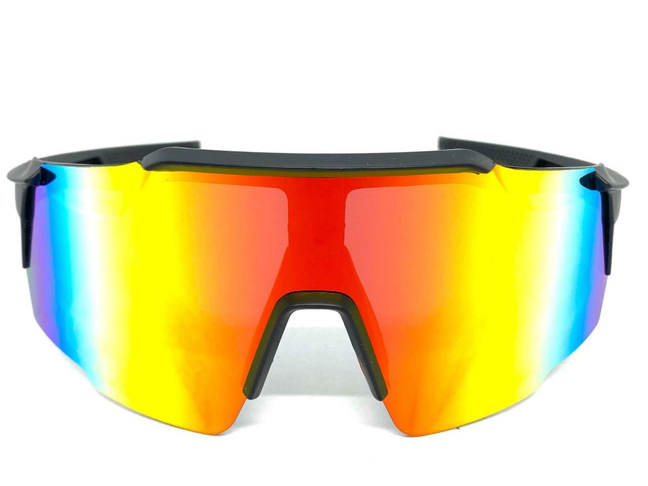 Oversized Retro Wrap Sport Cycling Ski Beach SUN GLASSES Large Lightweight Frame