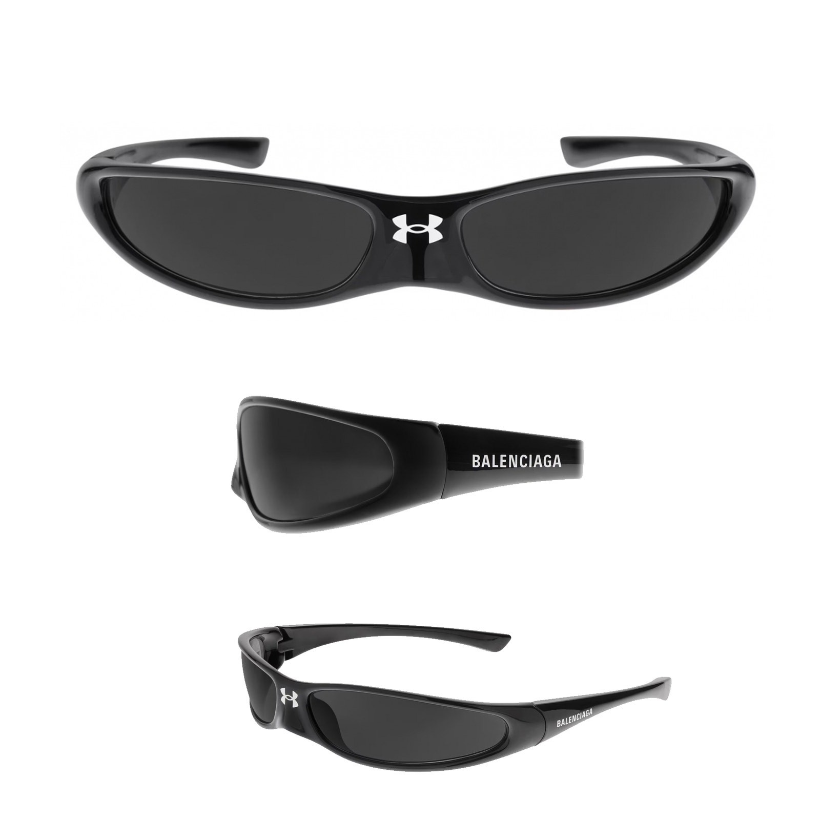 Balenciaga x Under Armour Bio-Based Injected Nylon Rectangle Sunglasses BNWB OS
