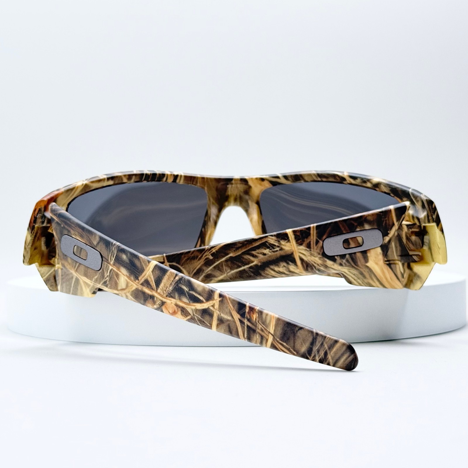 Oakley Gascan Polarized Sunglasses OO9014 Woodgrain Frame Grey Polarized Lens