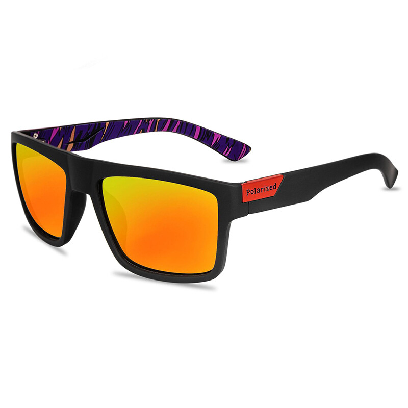 Square Polarized Sunglasses UV Protection Men Outdoor Sports Driving Sun Glasses