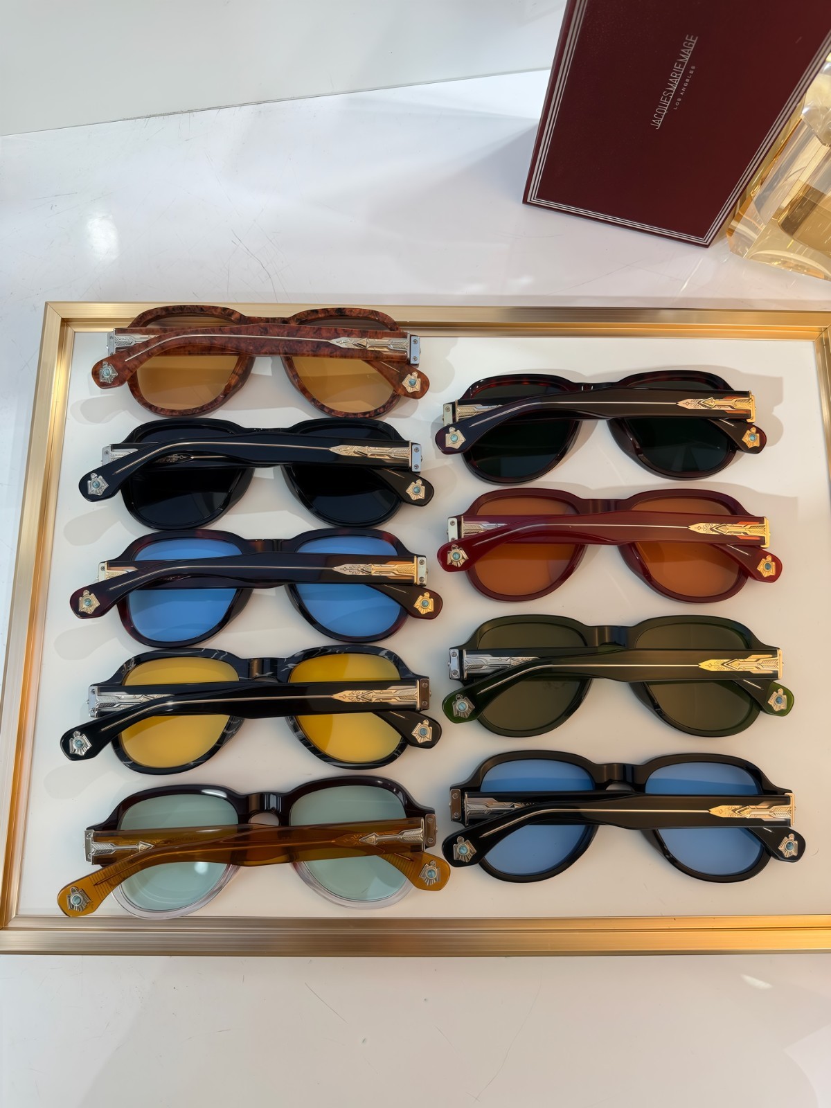 JACQUES MARIE MAGE Style Unisex Sunglasses – MODEL: REDCLOUD SIZE：52口21 150