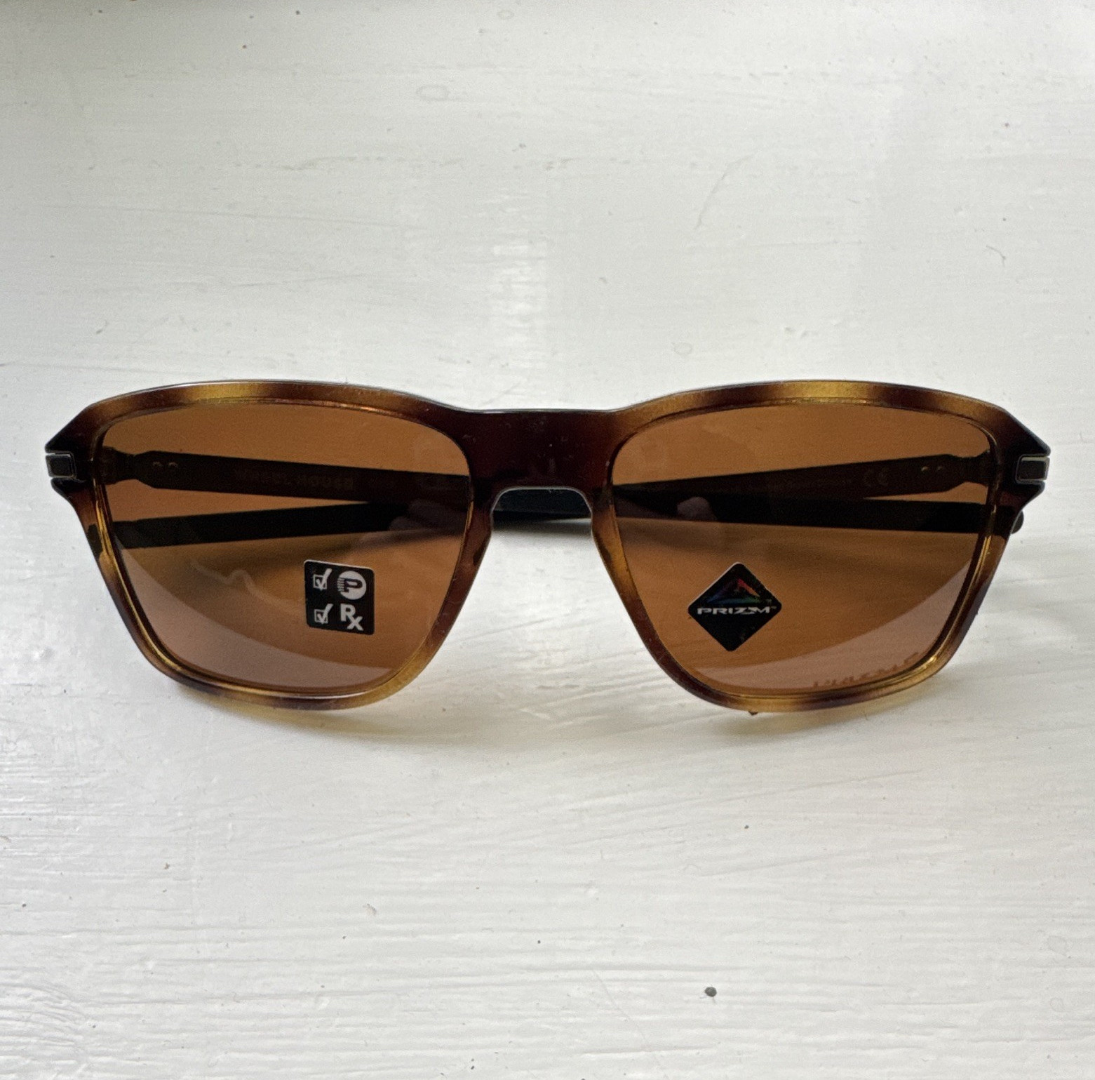 Oakley Wheel House Square Sunglasses Tortoise Brown Prizm Polarized 140mm