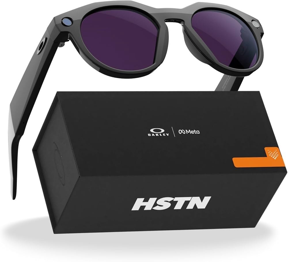 Meta Oakley HSTN Smart AI Glasses Black, Transitions Amethyst