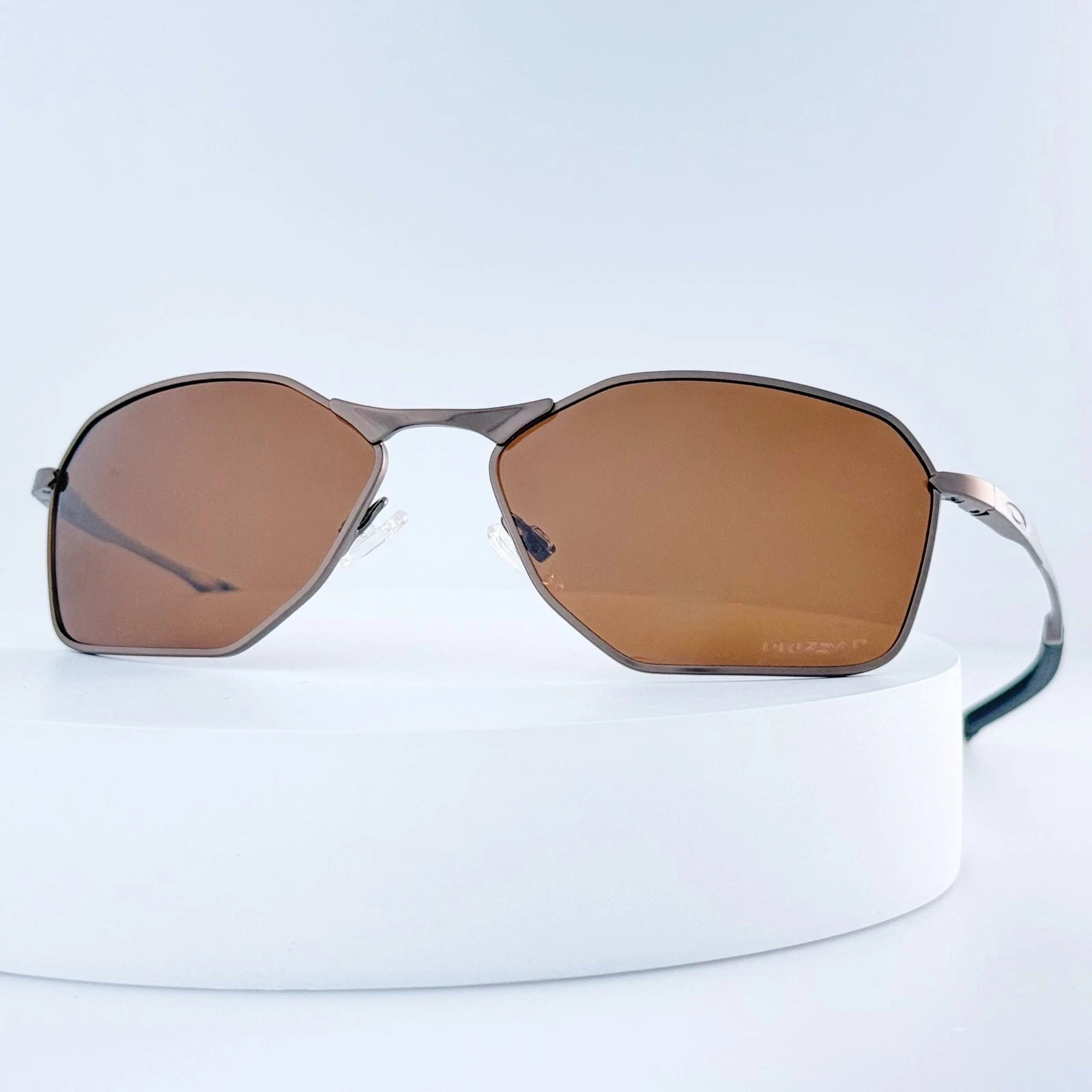 Oakley Savitar OO6047 Titanium Sunglasses/ Bronze Frame Prizm Brown*