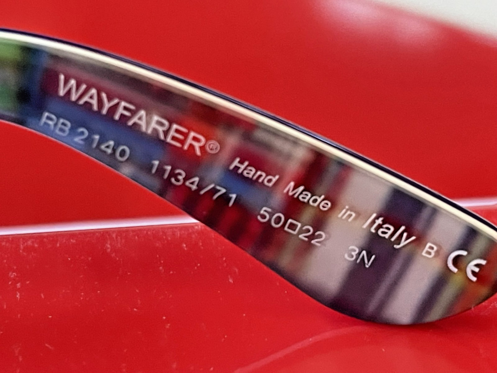 Rare Special Edition Ray-Ban Wayfarer RB2140 1134/71 50mm Sunglasses