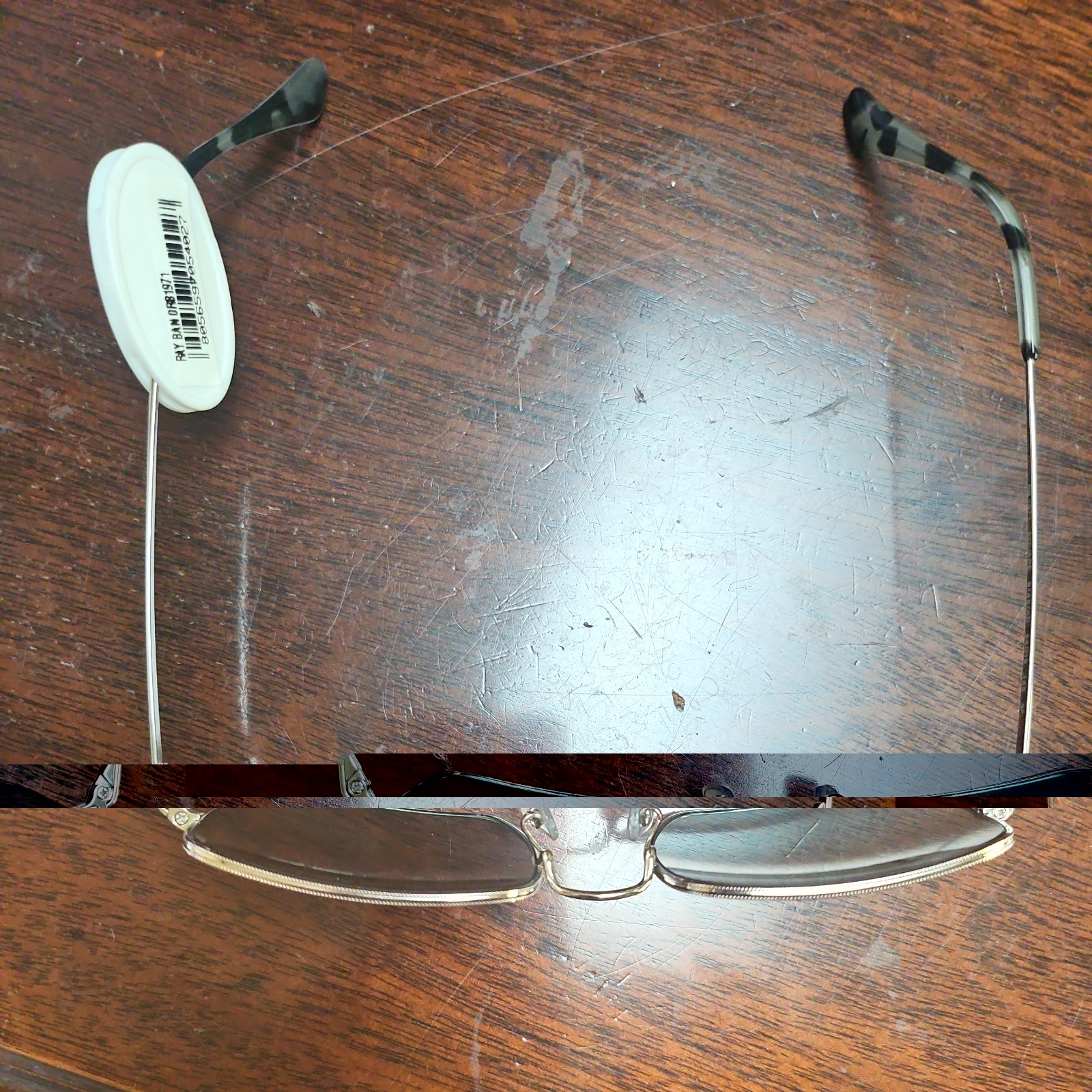 [RB1971-9149/AD_54] UNISEX RAY-BAN SQUARE 1971 WASHED EVOLVE SUNGLASSES