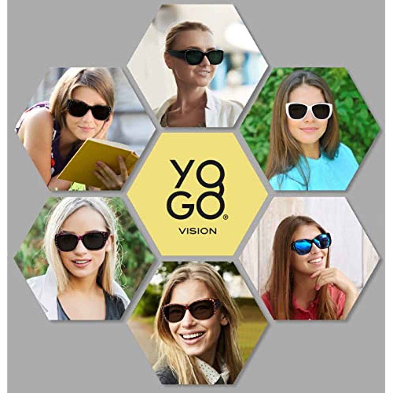 Sunglasses that Fit Over Glasses for Women UV Protection Polarized and HD Vision