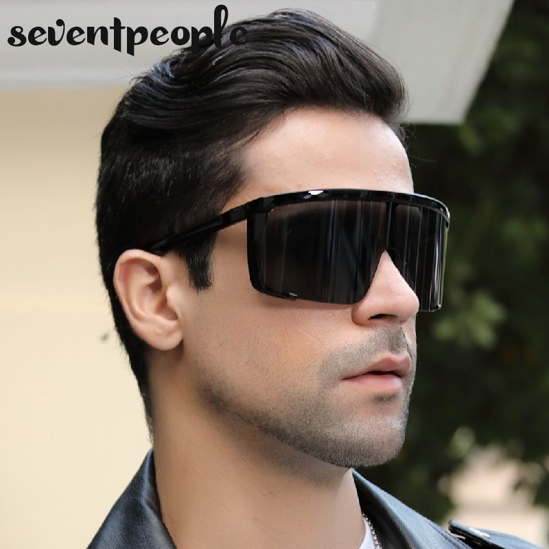 Retro Gradient Square Sunglasses -UV400 Polycarbonate Lens Plastic Frame Eyewear