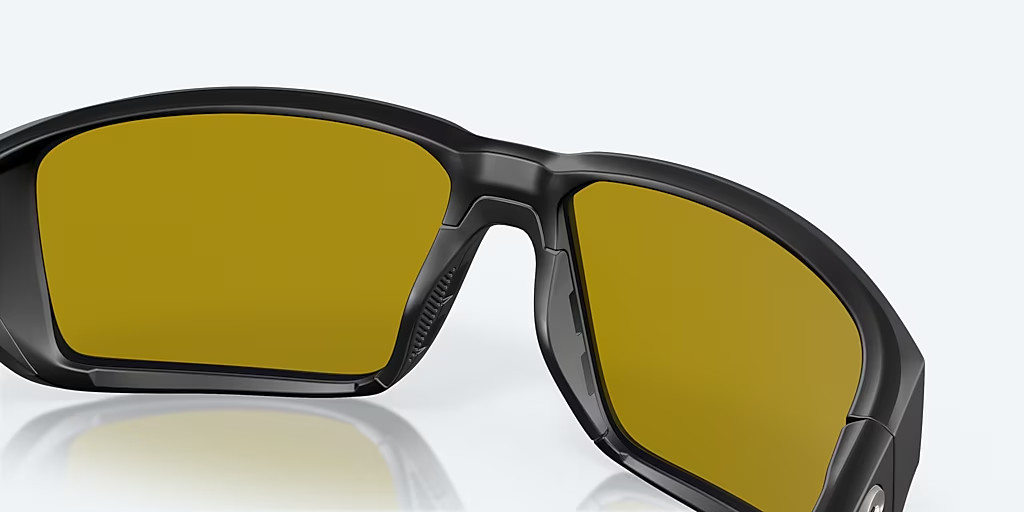 Costa Del Mar FANTAIL PRO POLARIZED Sunglasses Matte Black / Sunrise Silver 580G