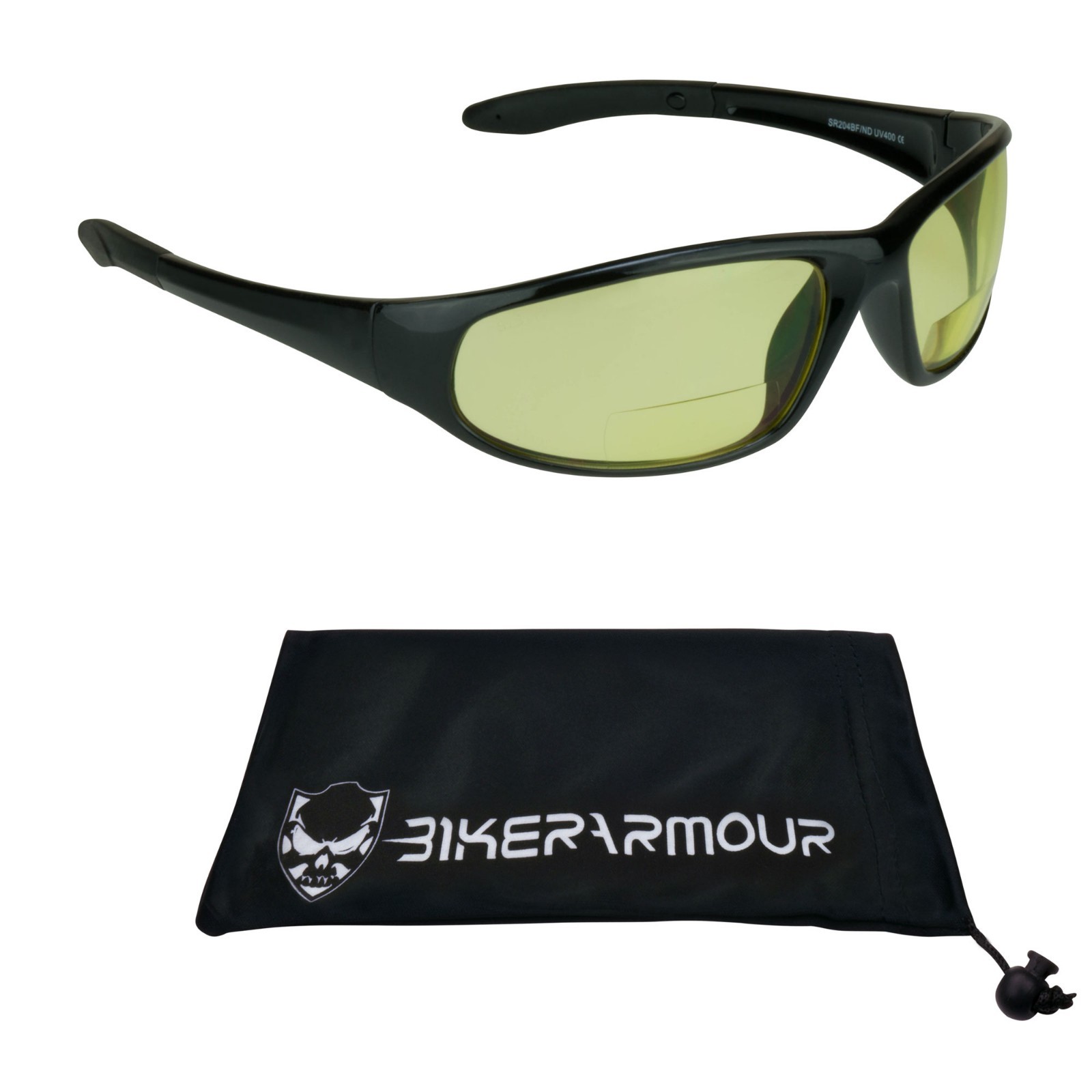 Safety Bifocal Yellow Night Vision Glasses Sports Ansi Z87