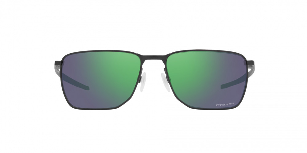Oakley Men’s OO4142 Ejector Rectangular Sunglasses, Satin Light Steel/Prizm Jade