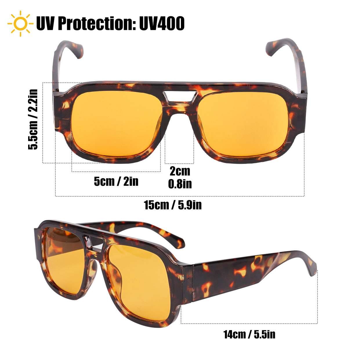 Fashion Polarized Sunglasses for Women Men Classic Retro Designer Style Glasses