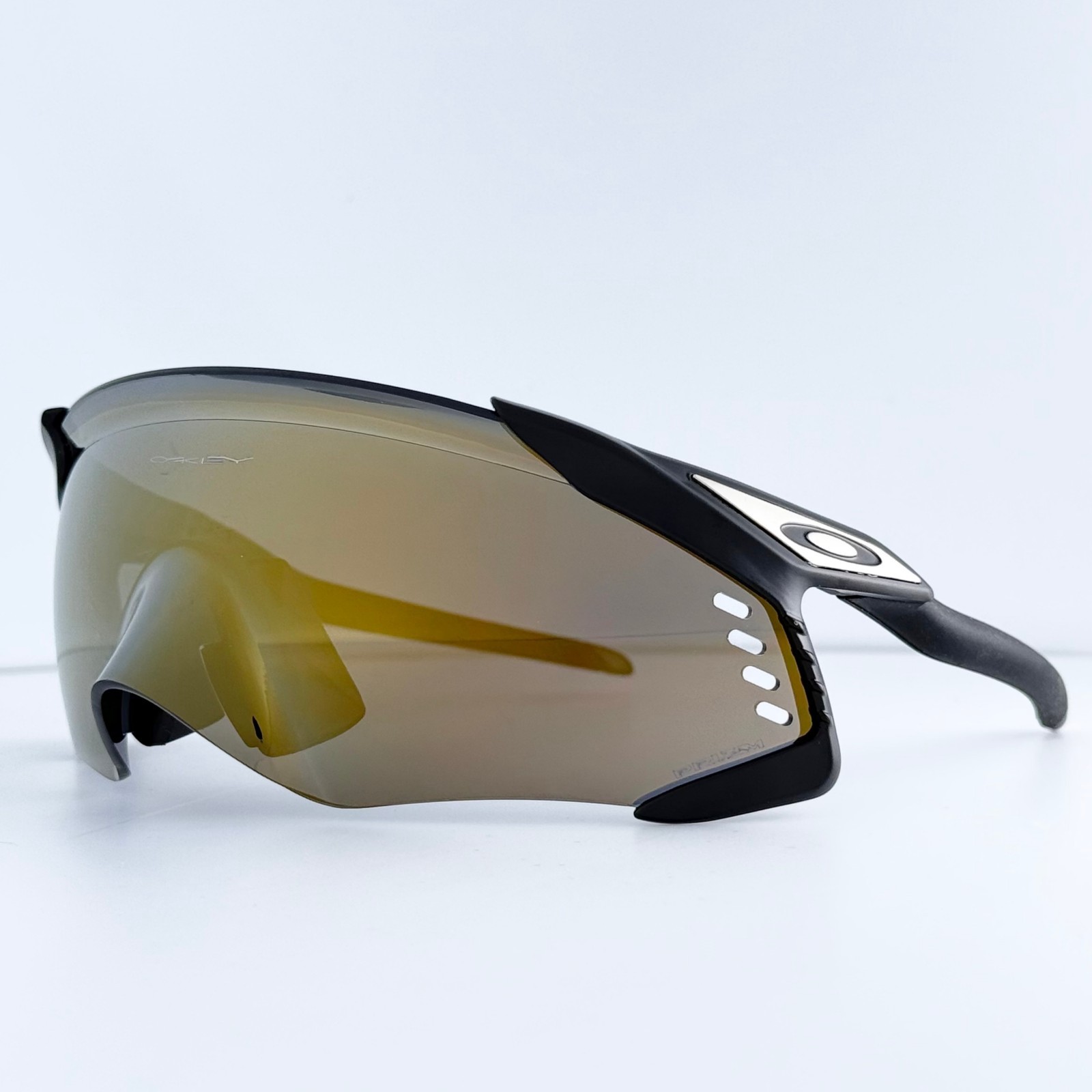 Oakley Velo Kato OO9501 Matte Black Frame Brown Yellow Lens Sports Sunglasses