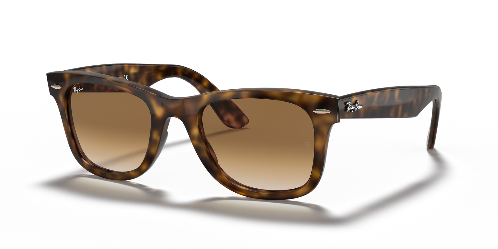 Ray-Ban Wayfarer Ease Light Havana/Brown Gradient 50 mm Sunglasses RB4340 710/51