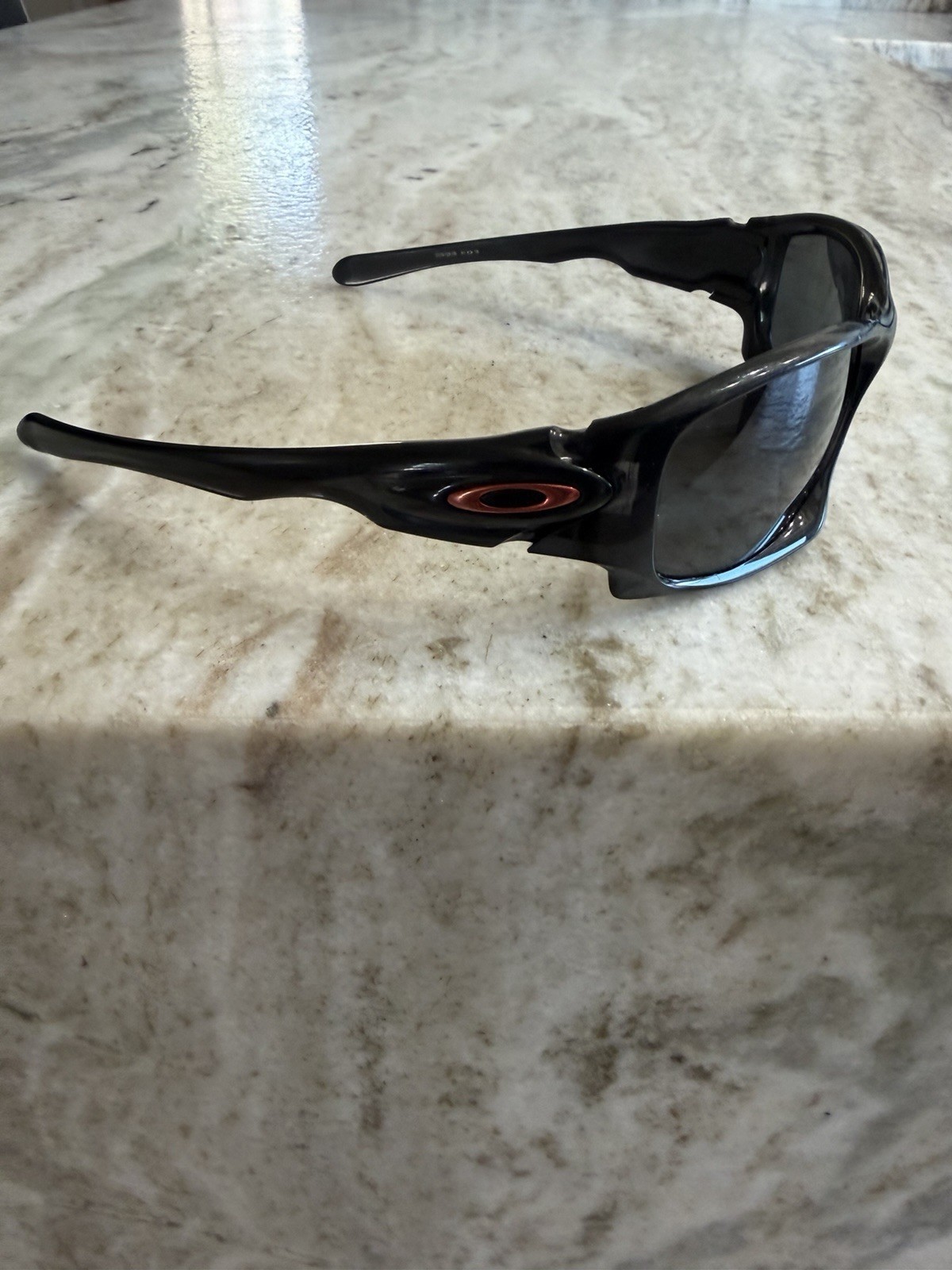 Oakley Ten X Sunglasses Glossy Black Frame Black Lenses Made in USA Rare