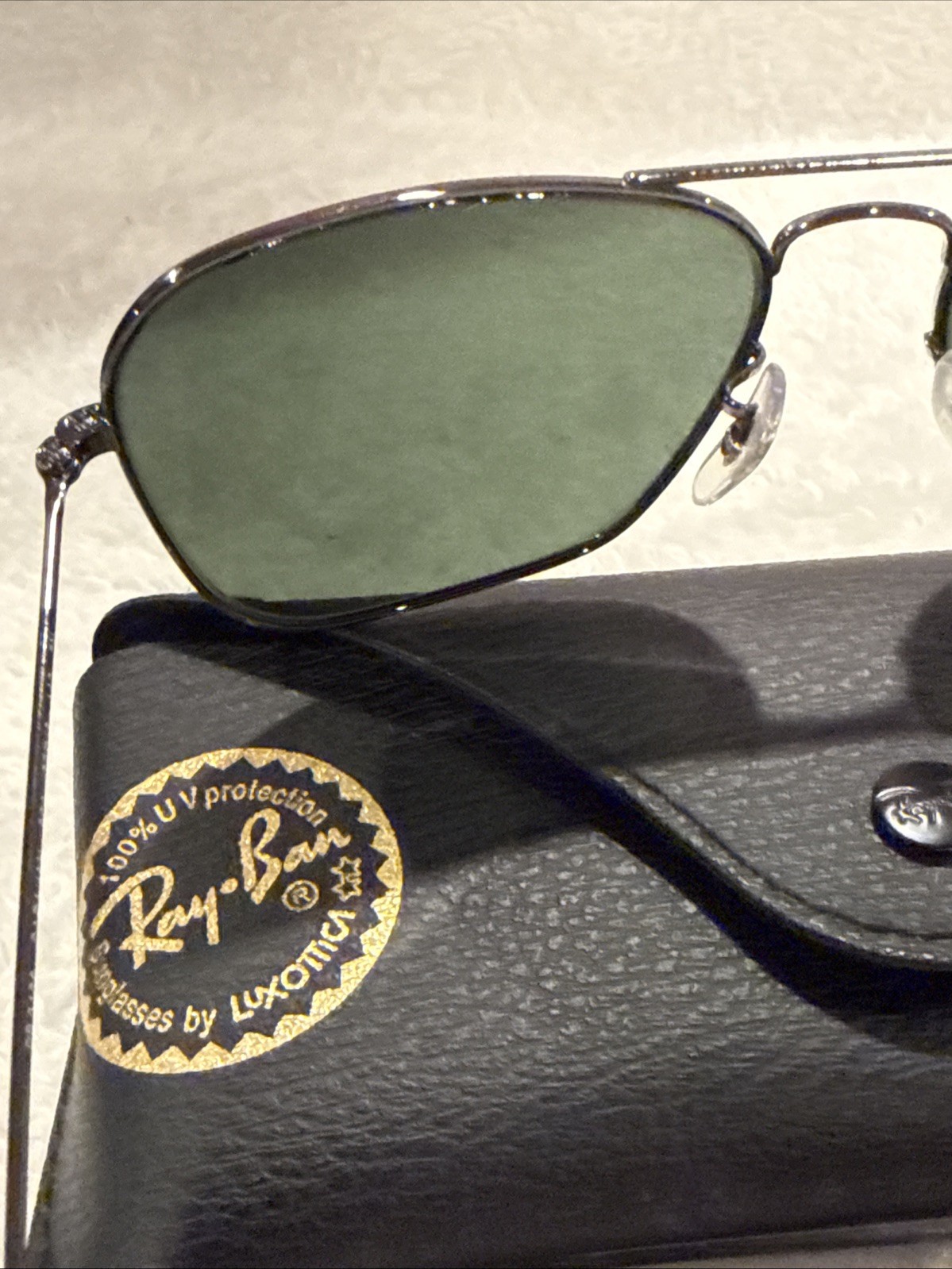 Ray-Ban Caravan Polished Gunmetal / G-15 Green 58 mm Sunglasses RB3136 004 58-15