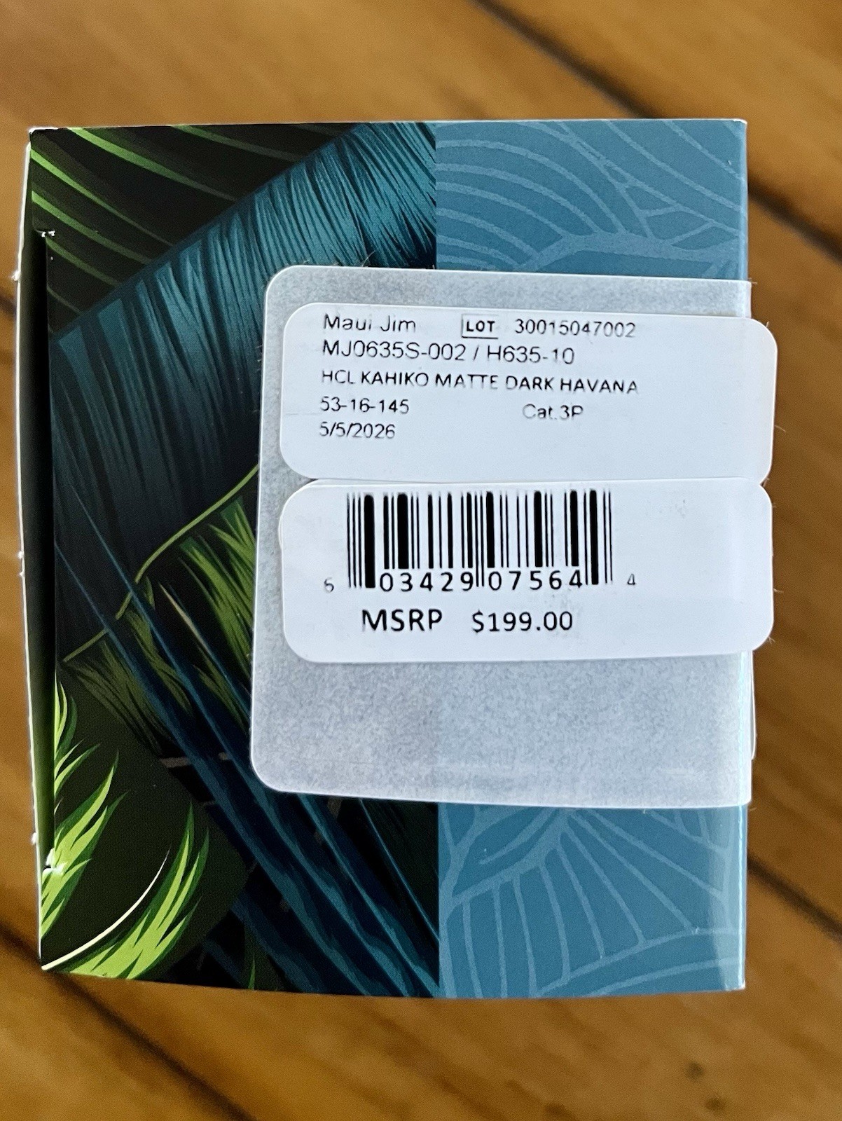 Maui Jim Kahiko Polarized Dark Havana with Case