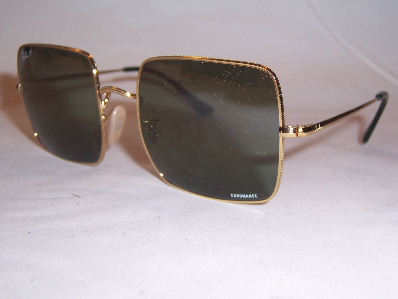 New RAY BAN Sunglasses RB 1971 001/G4 GOLD/GREEN POLARIZD 54mm AUTHENTIC