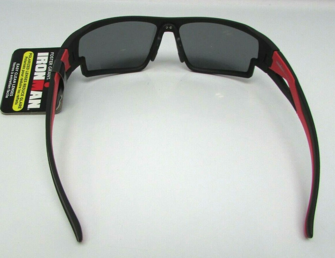 Foster Grant IronMan CORNER Polarized Black Sunglasses See Description 100%UV