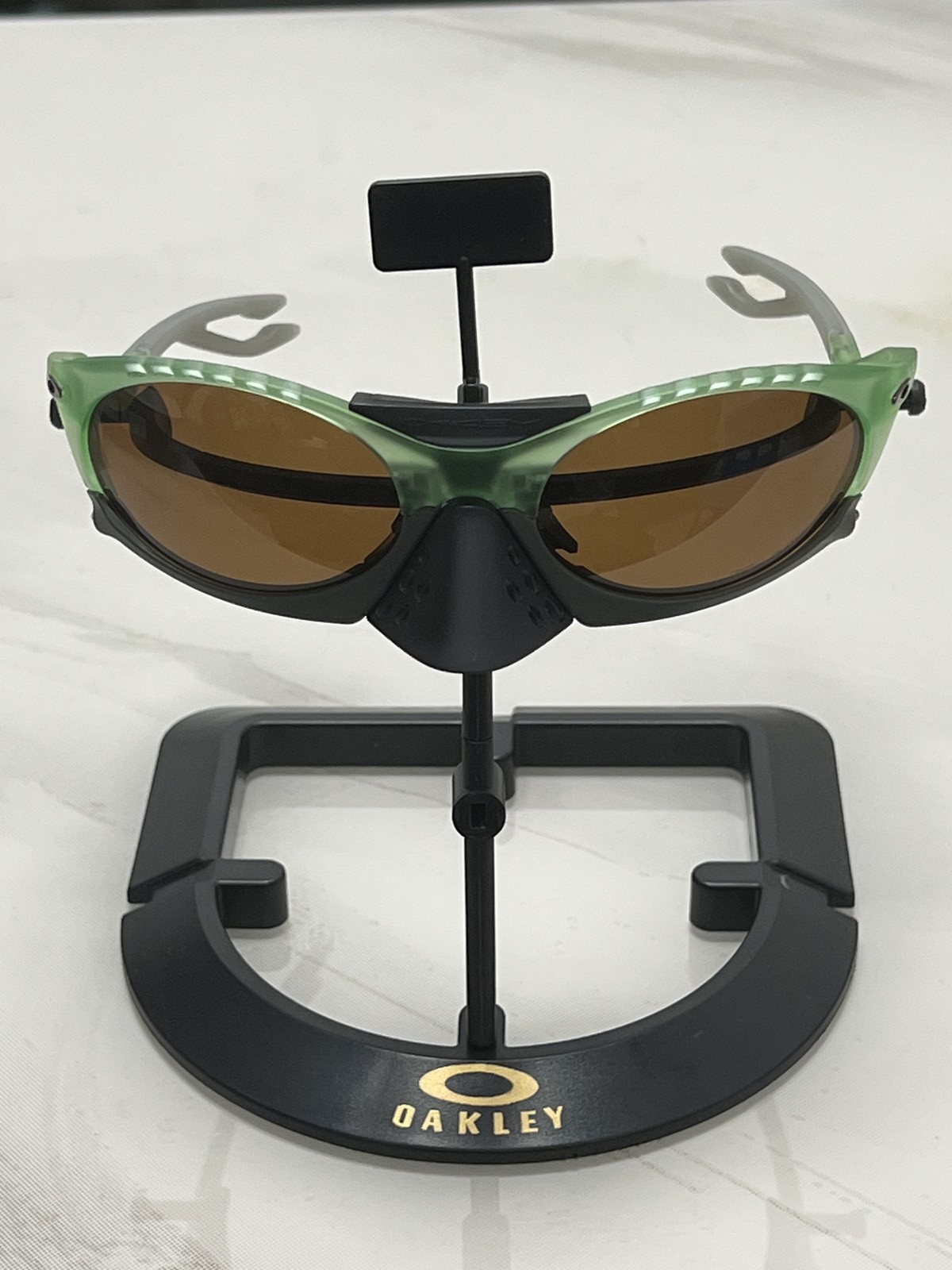 Oakley PLANTARIS Sunglasses OO9437-0363 Matte Transparent Fern W/ PRIZM Tungsten