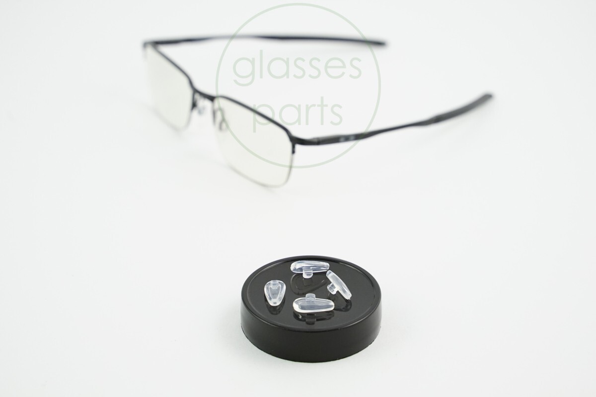 Barrelhouse 0.5 OX3174 (2x Pairs) Nose Pads for Oakley Eyeglasses Clear Nosepad