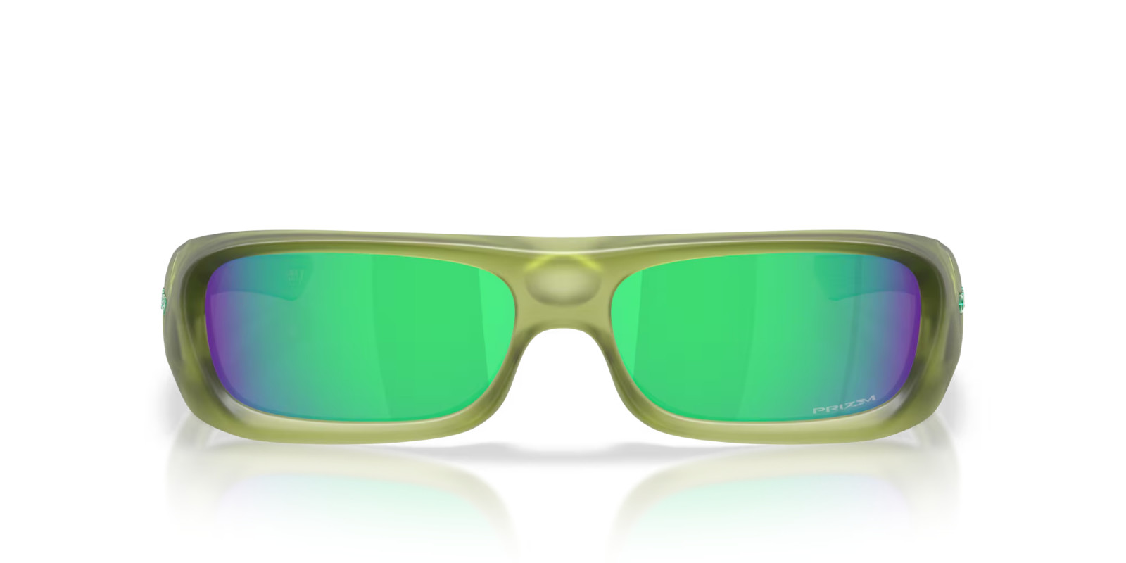 Oakley PERMIAN Sunglasses OO9520-0459 Matte Transparent Fern W/ PRIZM Jade Lens