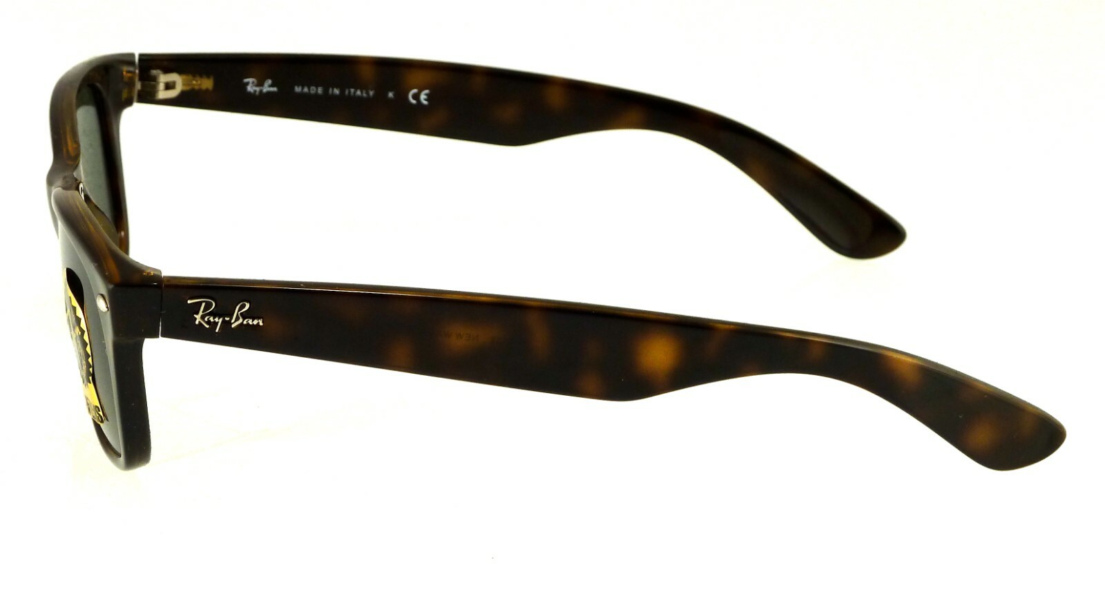 Ray-Ban New Wayfarer Tortoise l Green Classic G-15 RB2132 902 58mm