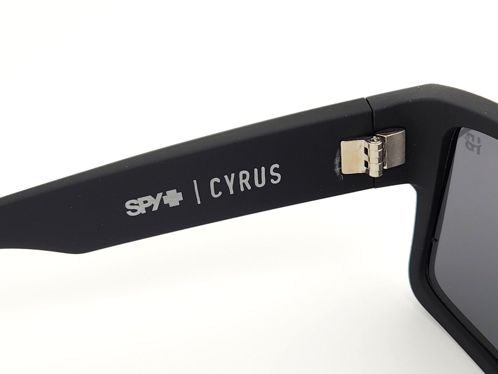 Polarized Spy+ Optic Cyrus Sunglasses Soft Matte Black Frame Smoke Lens