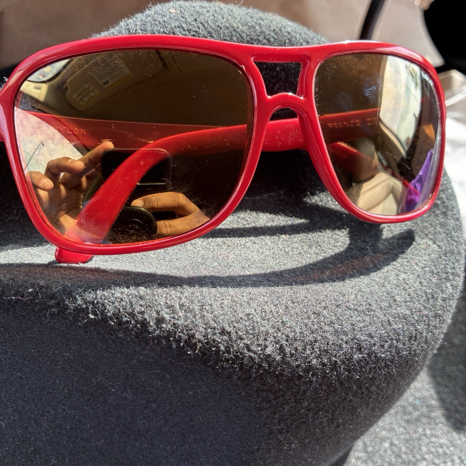 Bolle PC Sunglasses Men’s Red Plastic Made in France Frames Only