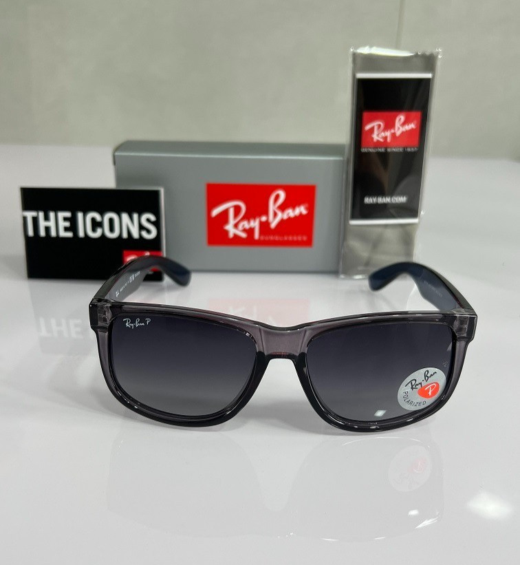 RB4165 Ray-Ban Gradually Gray JUSTIN Unisex Sunglasses {RB4165 54-16 145MM}